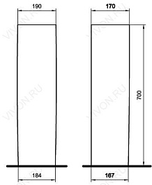 IFO Пьедестал для раковины Orsa RP412000000 – фотография-2